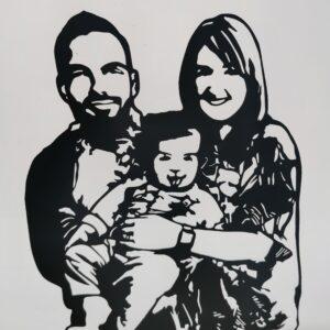 Couple enfant (a partir de photo)