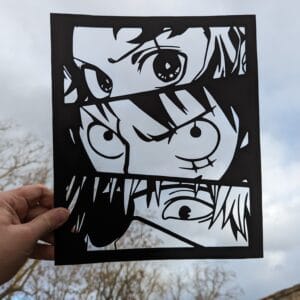 Tanjiro, Luffy et Denji