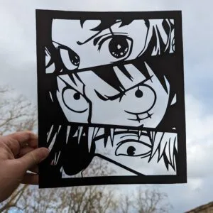 Tanjiro, Luffy et Denji